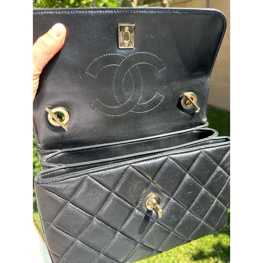 Chanel Trendy small size black with gold hardware series 27 - Picture 8 of 16